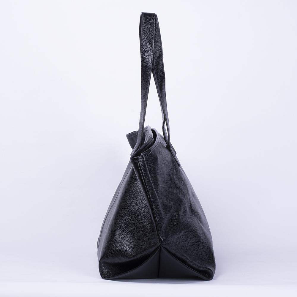 Natūralios odos minkšta moteriška rankinė, didelės talpos moteriška pečių rankinė