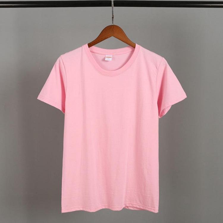 Camisetas Básicas Clásicas Camiseta Casual de Verano de Manga Corta con Cuello Redondo para Mujeres y Hombres