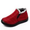 Women Boots Slip On Winter Shoes Women Ankle Botas Mujer Waterpoorf Snow Boots Female Plush Flats Casual Shoes 35-44 WSH4162