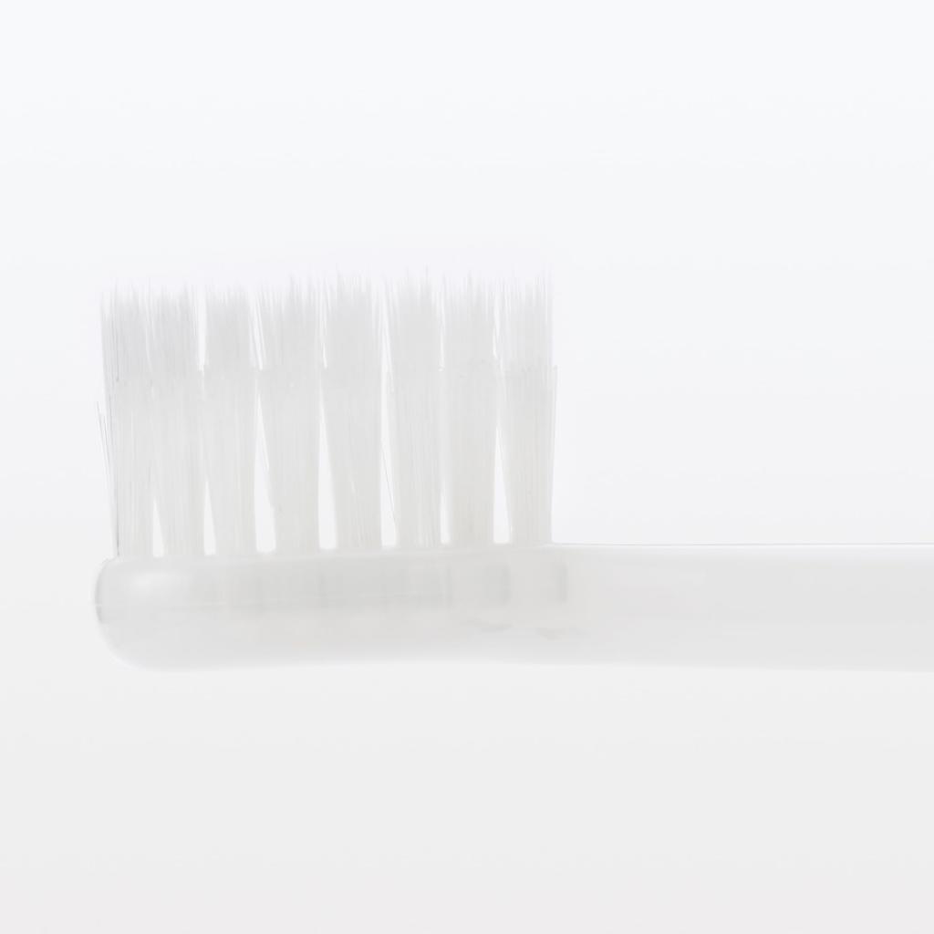 MUJI Replaceable Head Wide Total Length OAM20A3S Toothbrush, Head, Gray, 184mm, Soft,
