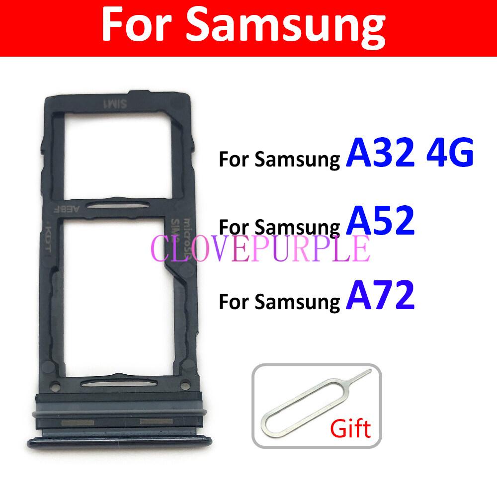 

1 шт. Новый держатель лотка слота для сим-карты для запасных частей Samsung A32 A52 A72