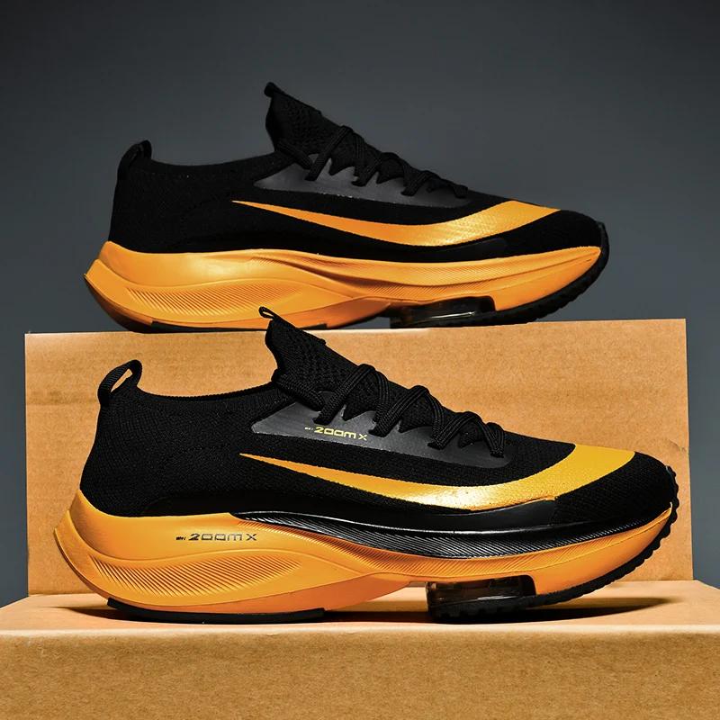 New 2024 Men Running Shoes Breathable Outdoor Sports Shoes Lightweight Sneakers for Men Comfortable Athletic Training Footwear