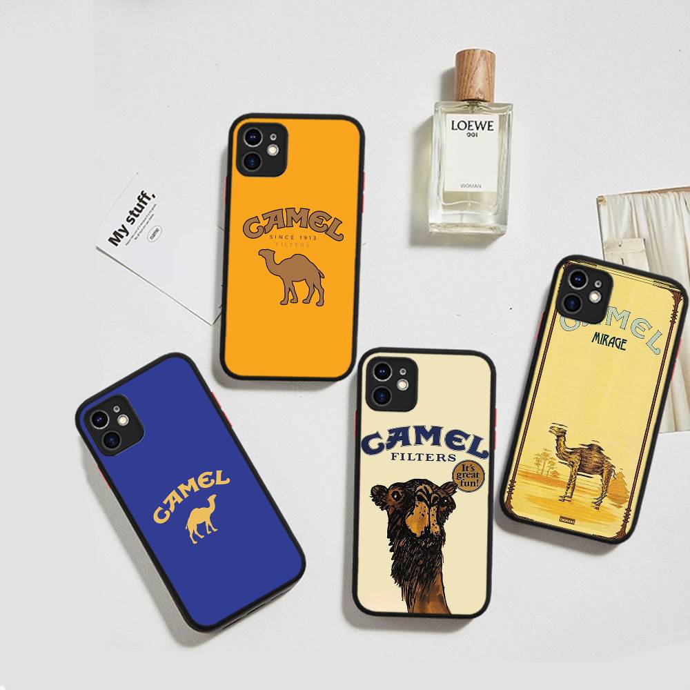Vintage Camel Cigarettes Phone Case For IPhone 16e 16 15 14 13 12 11 Pro Max X XS MAX Plus Spuerstar Matte Cover