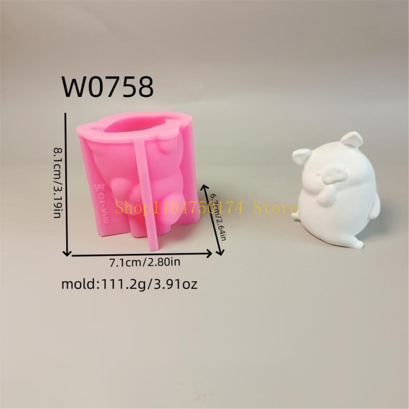 Silicone Molds Shy Pig Molds Plasters Molds Casting Molds Ornament Molds Epoxy Resin Molds Baking Molds Top Sale