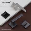 Invisible Door Lock Bedroom Single Side Secret Lock Chamber Door With Key Hidden Door Handle Background Wall Hidden Door Lock