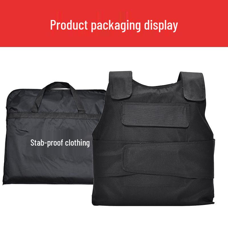 Stab-Proof Security Vest - Durable Protective Wear for Duty Guards