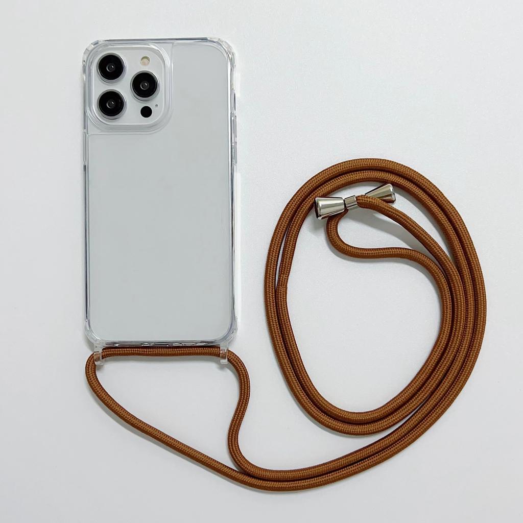 Husă Crossbody Pentru iPhone 16 15 14 13 12 11 Pro Max XS XR X 8 7 Plus Colier Șnur Carcasă Dură Transparentă Clară