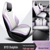 BYD Dolphin All-Season Leather Car Seat Cover Set - Full Coverage, Universal Fit