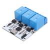 USB Relay Module 3 Channel Type C to Serial Port Control Relay Module with Overcurrent Optocoupler Protections