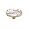 Gold Rim Cabinet Knobs Circular Shape Drawer Knobs Creative Door Knobs  For Kitchen Cabinet