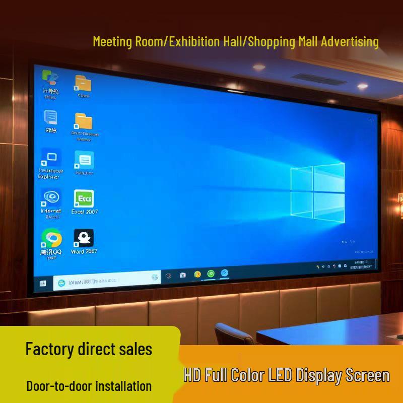 Indoor LED Display: Full Color P2.5-P6 for Meeting Rooms, Stages, KTV, or Advertising.