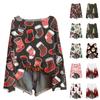 Women's Christmas Print Lightweight Sweater Long Sleeve Casual Knit Pullover Top for Holiday