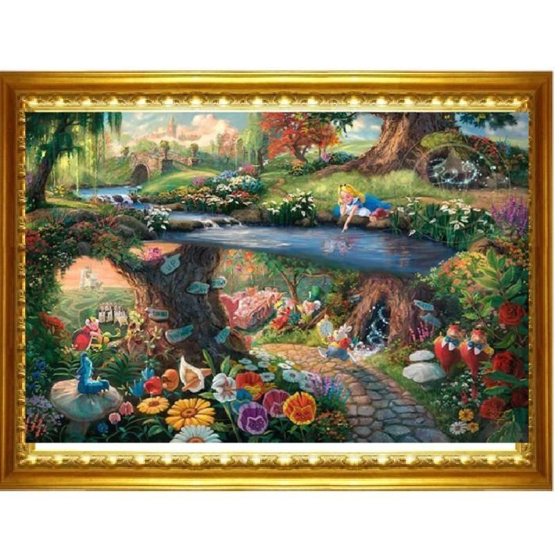 Meerjungfrauenprinzessin Leinwand Wandkunst Modernes Märchen Schlafzimmer Kinderzimmer Dekorative Malerei