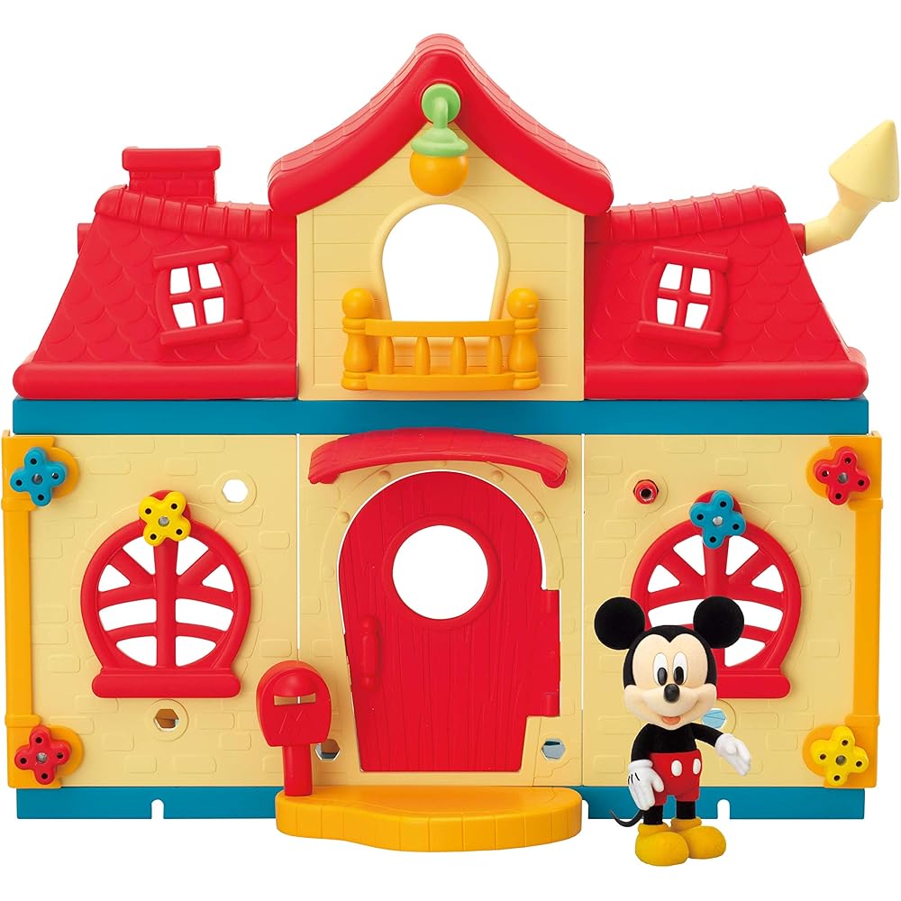 

Disney DIYTOWN Mickey Mouse House Playset with Accessories and Interactive Features