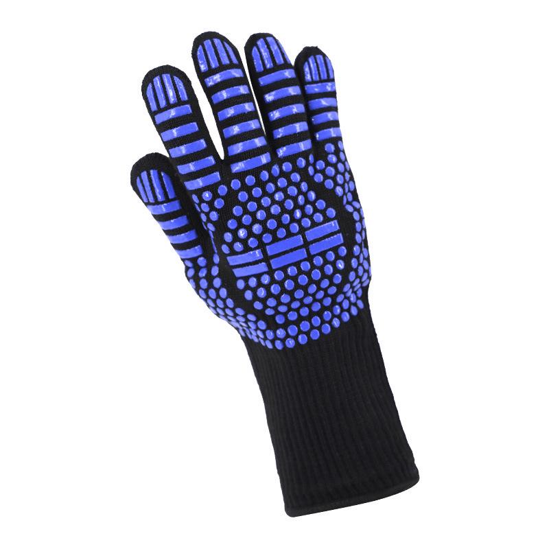Heat-Resistant Flame Retardant Silicone BBQ Oven Gloves