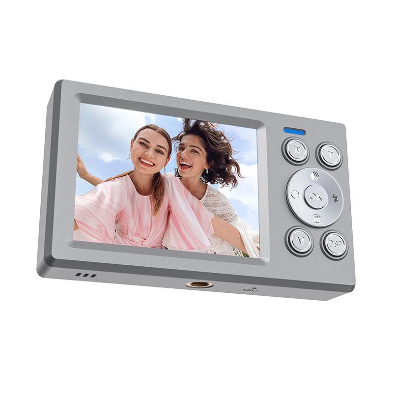 Dual Screen 4K DSLR Camera with Fill Light – High Pixel Travel Essential