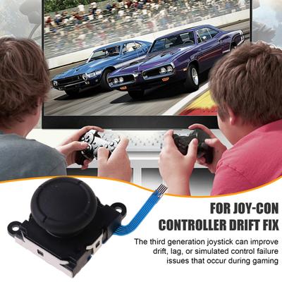 3D Joystick Replacement Parts Universal Simple Installation Game Controller Left Right Handle for Switch