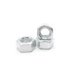 M20 Galvanized Hex Nuts, Grade 4.8 (100 Pcs)