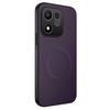 Compatible with Honor 600: Carbon Fiber Leather Texture Full Coverage Magsafe Magnetic Phone Case