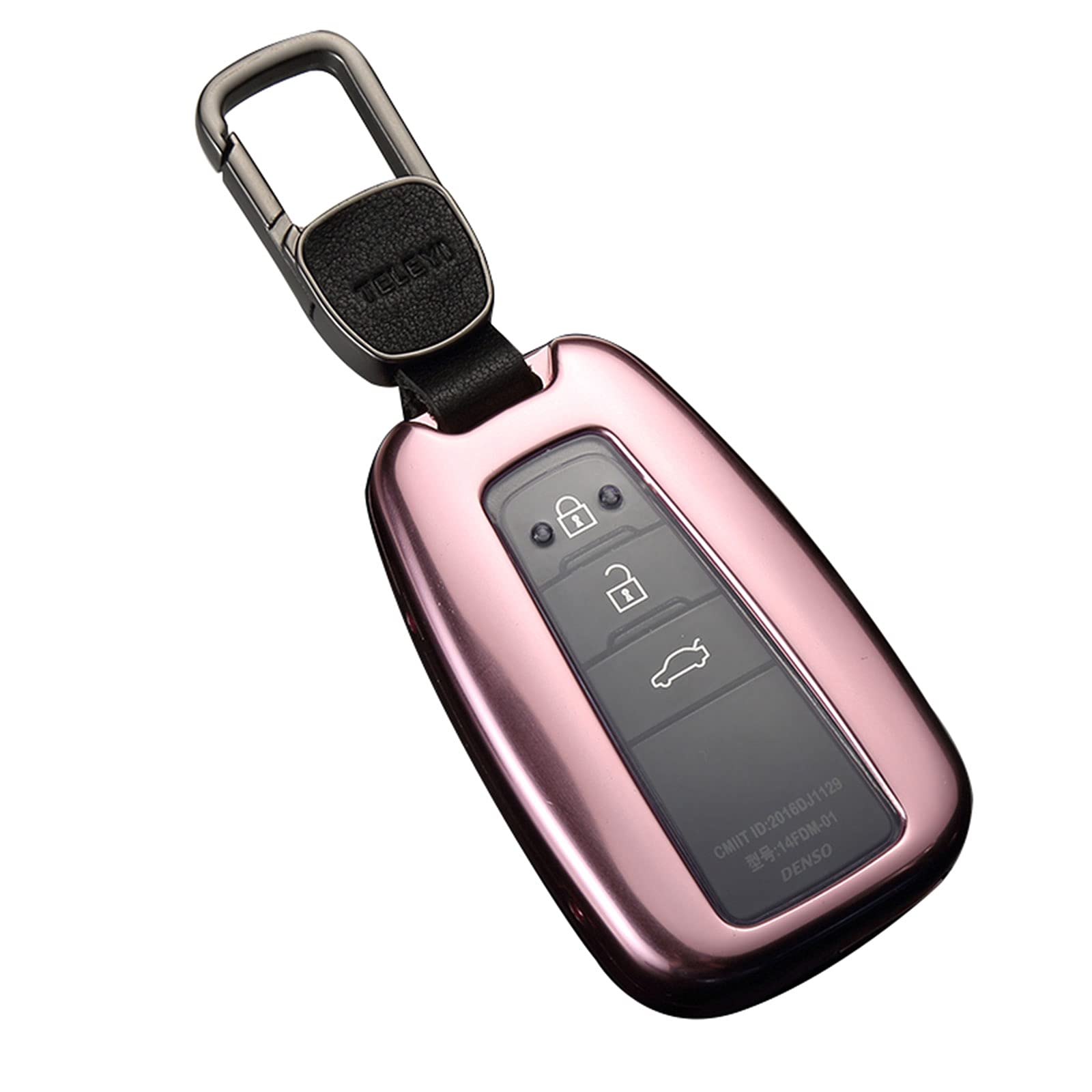 

Toyota Smart Key Aluminum for New Toyota Prius Corolla RAV4 Camry Land Cruiser Prado Late Model Mirai Cover, Alloy, C-HR, (50 Series), (50 Series), золотой