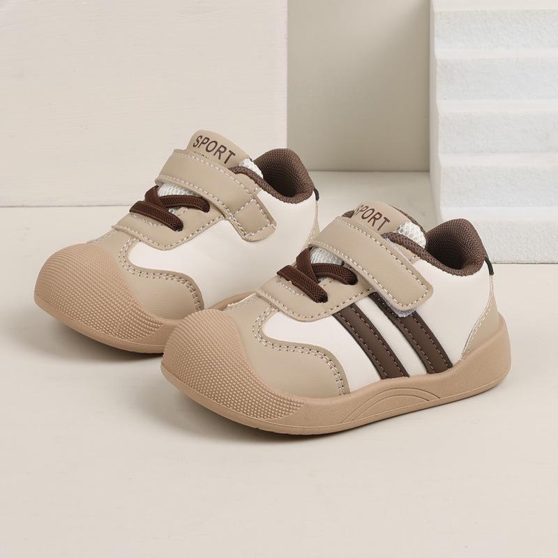 2025 Spring/Autumn Soft Sole Baby Walking Shoes for Boys & Girls (0-2 Years) - Anti-Kick, Casual Sneakers