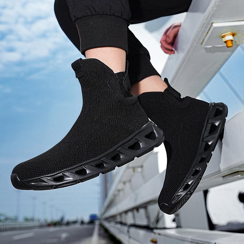 Men Casual Shoes For Men Sneakers Summer Breathable Slip On Sock Shoe Sports Running Walking Basketball Chaussures Pour Hommes