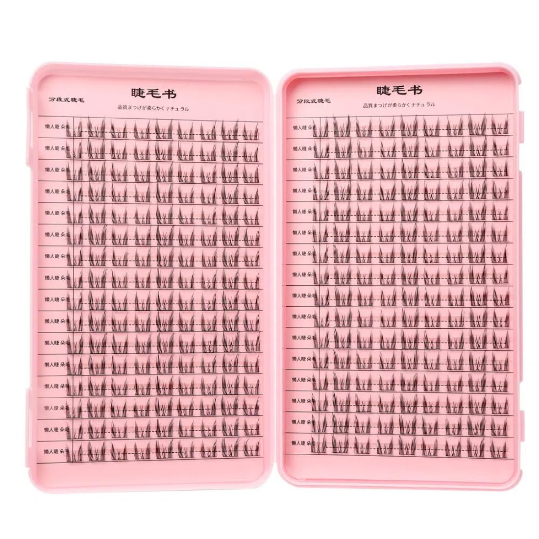 

DeryArcle Eyelashes, Cat Elf Book Design, 270 Lashes, Large Capacity, Partial Application, Cute, Natural-Looking, Transparent, Popular, Handmade