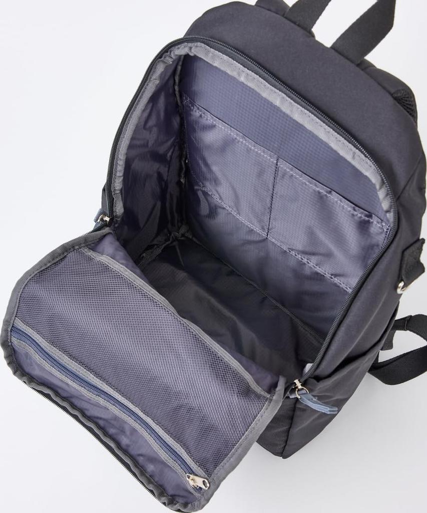 FITTY A4 Backpack, Double-Sided Water-Repellent, Lightweight, Carry-On, with PC Storage