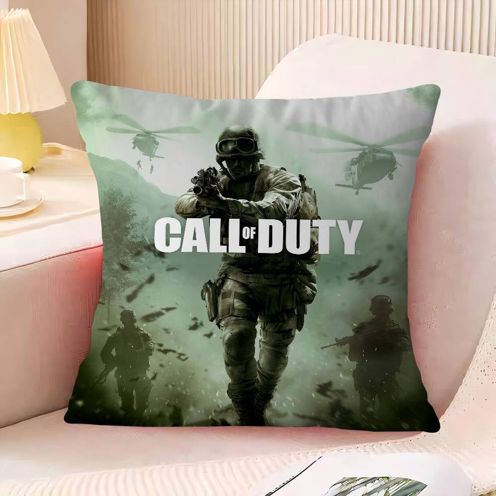 C-Call Of D-Duty Наволочка Спальня Диван Декоративная Наволочка на Подушку с Молнией Мягкая Наволочка 16x16Inch