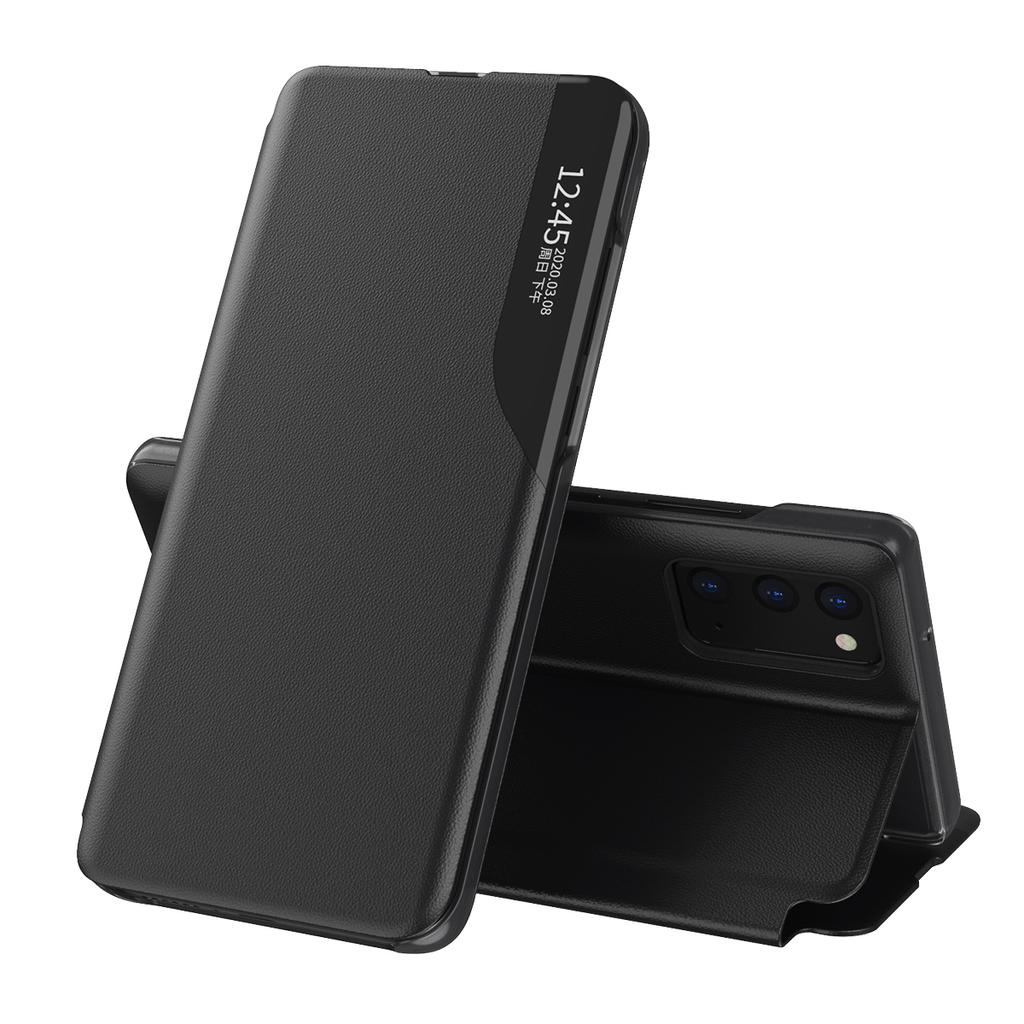 Intelligentes Flip-Case für Samsung Galaxy S25 S24 S23 Ultra S22 Plus Ständer Lederhülle für Samsung A16 A26 A36 A56 A06 A15 A55