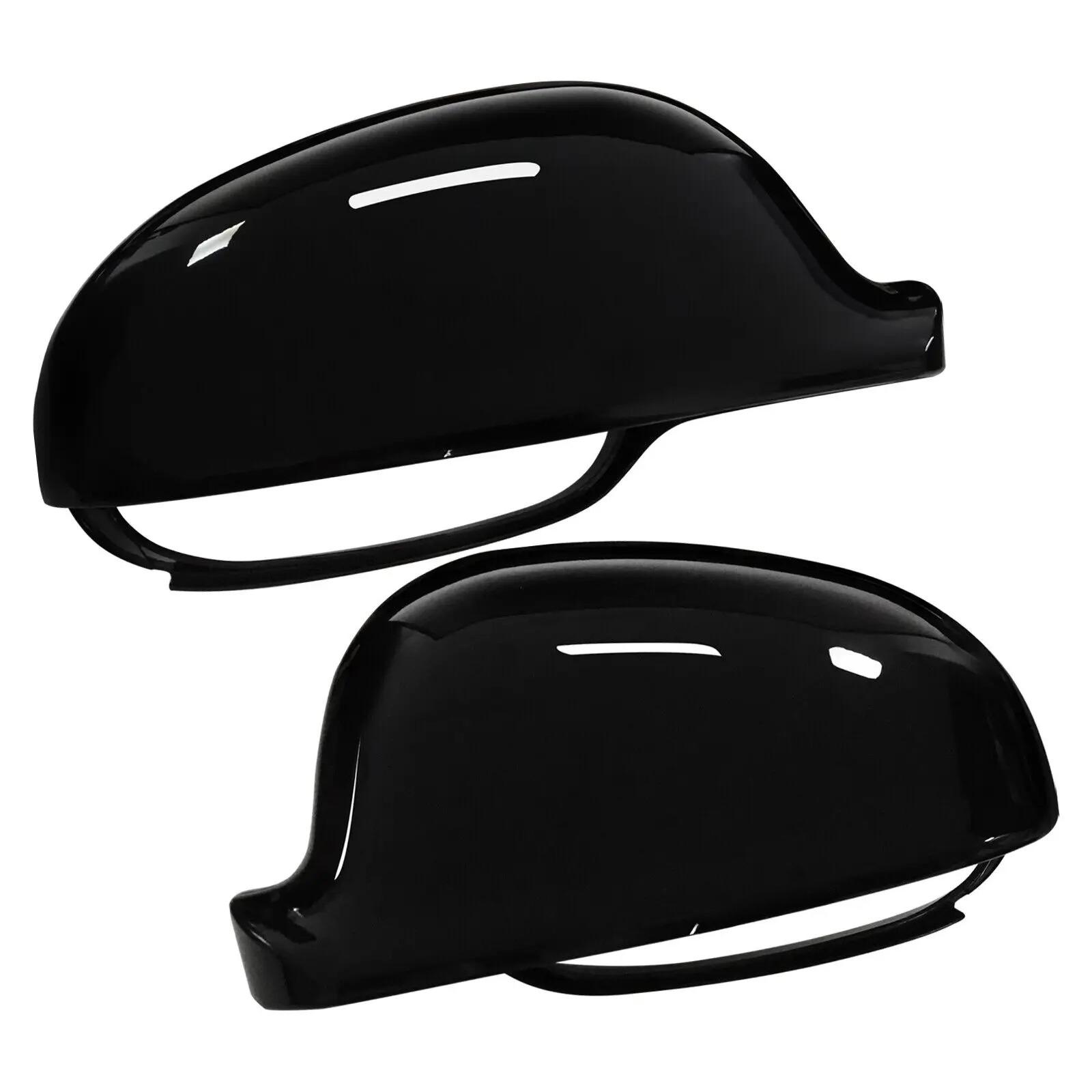 

Gloss Black Wing Door Mirror Cover Caps For VW Golf V MK5 Plus Passat B5.5 B6 3C Left