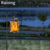 Solar Flame Light Outdoor Waterproof Hanging Solar Light Automatic ON/OFF Decorative Flickering Flame Solar Lantern