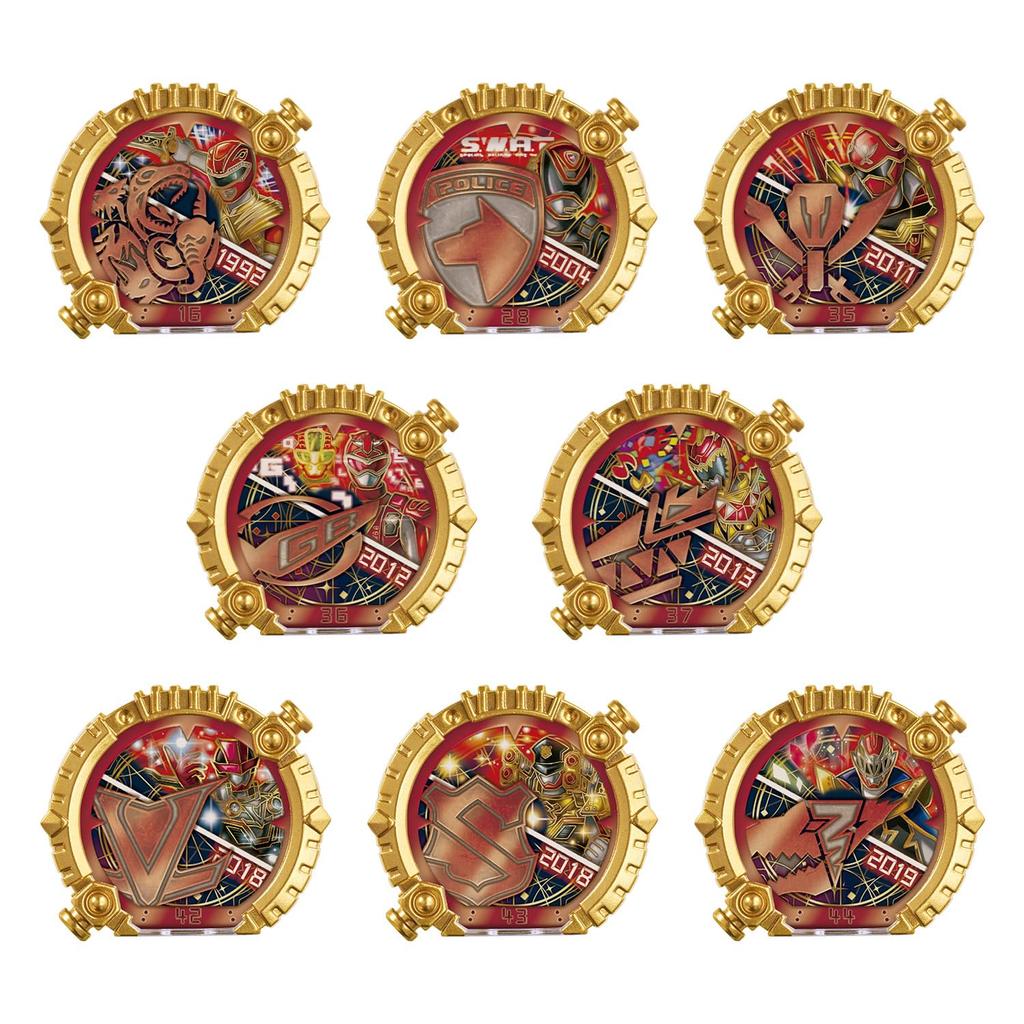 Bandai Number One Sentai Gojuger DX Sentailing Power Up Random Booster 01 (Box of 8)