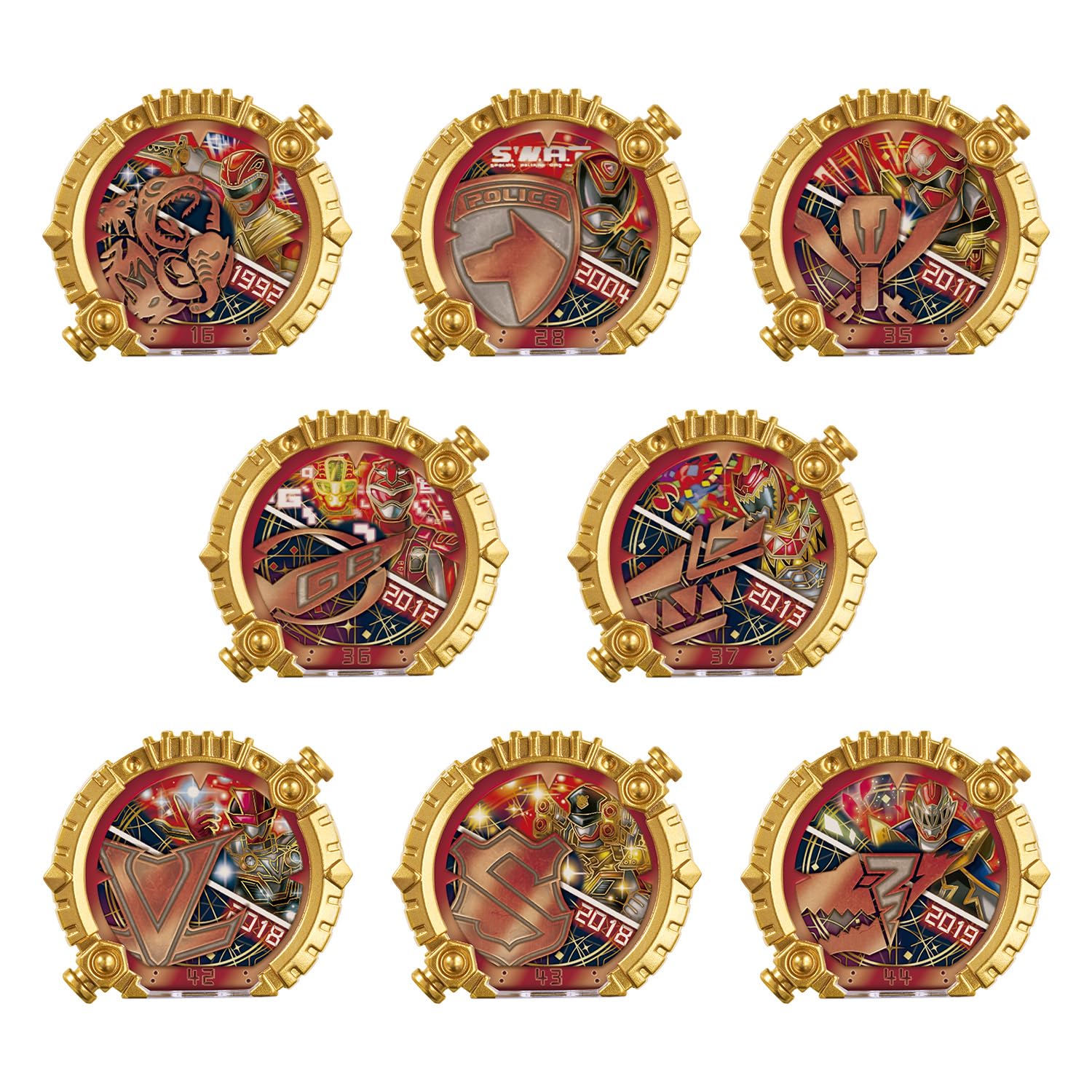 

[BANDAI] Номер Один Сэнтай Годжугер DX Сэнтайлинг Пауэр Ап Случайный Бустер 01 (Коробка из 8 шт.)