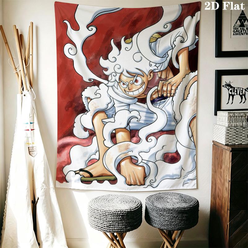 Luffy D Wall Tapestry Aesthetic Wall Hanging Printed Fabric Blanket Decorative Tapestries For Bedroom Living Room Home Decor