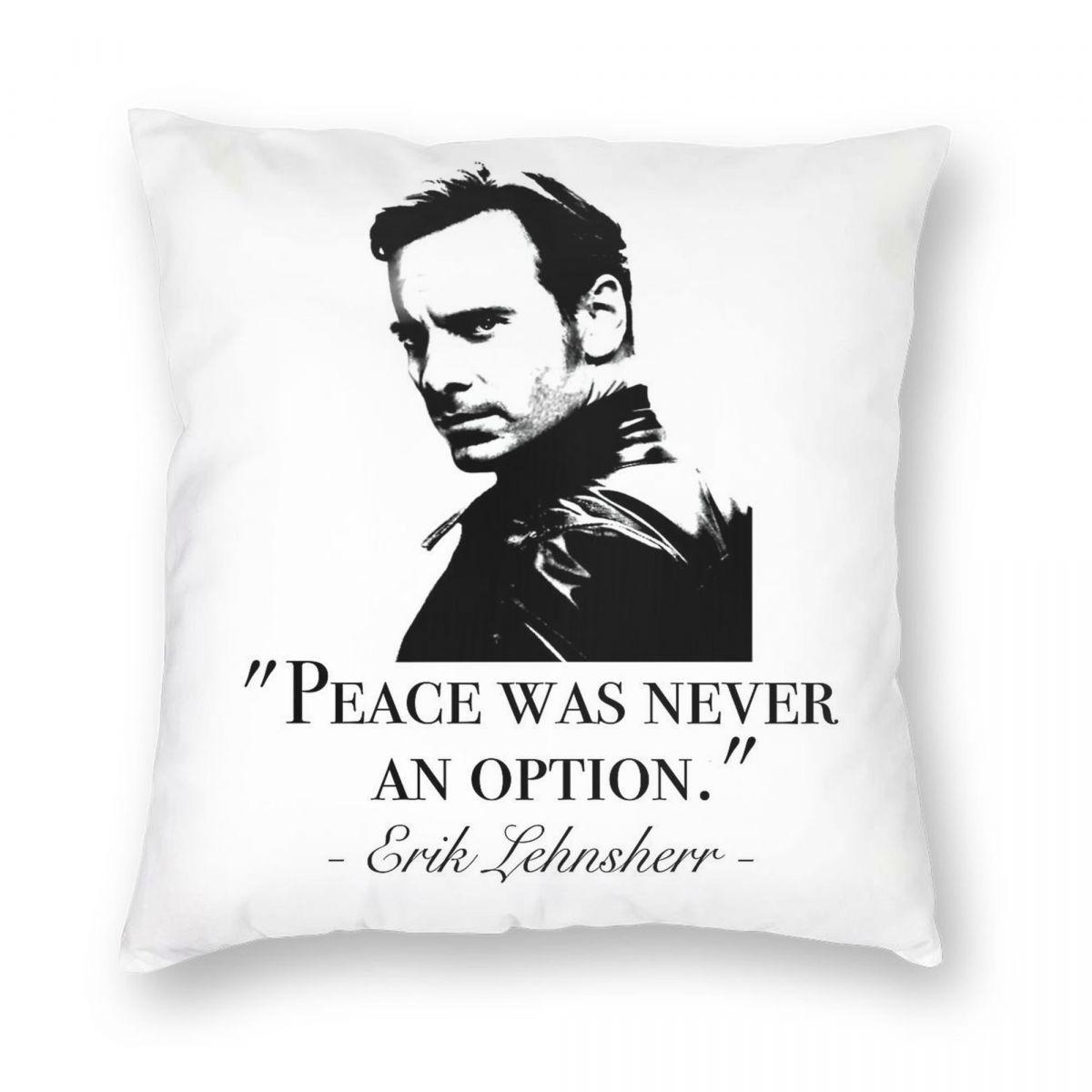 

Эрик Леншерр Мир Никогда Не Был Вариантом Наволочка Полиэстер Лен Бархат Принт Молния Накидка Наволочка Подушка для Автомобиля 45x45 12x12Inch