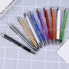Aluminum Ballpoint Metal Pen with Laser Logo - Creative Push-Button Student Gift