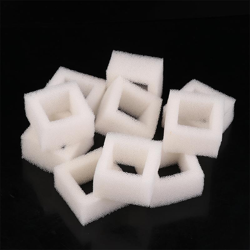 10Pcs Cat Water Fountain Water Pump Foam Filters Compatible With Square Dispensers Pre-Filtered For Fresh & Clean Drinking Water