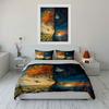 Tree, Moon, Butterfly, Flowers. Bedding Sets Duvet Cover Sets Duvet Covers Pillowcases(1 * Duvet Cover 2 * Pillowcases Without Duvet Insert)