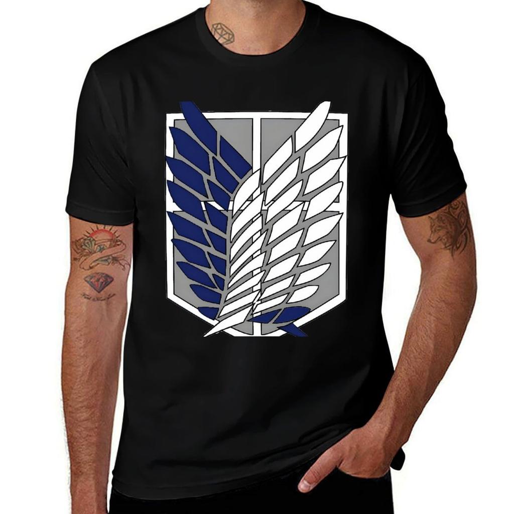 Exploration Battalion Snk Emblem Tshirt Big Size Short Sleeve Tee For Unisex