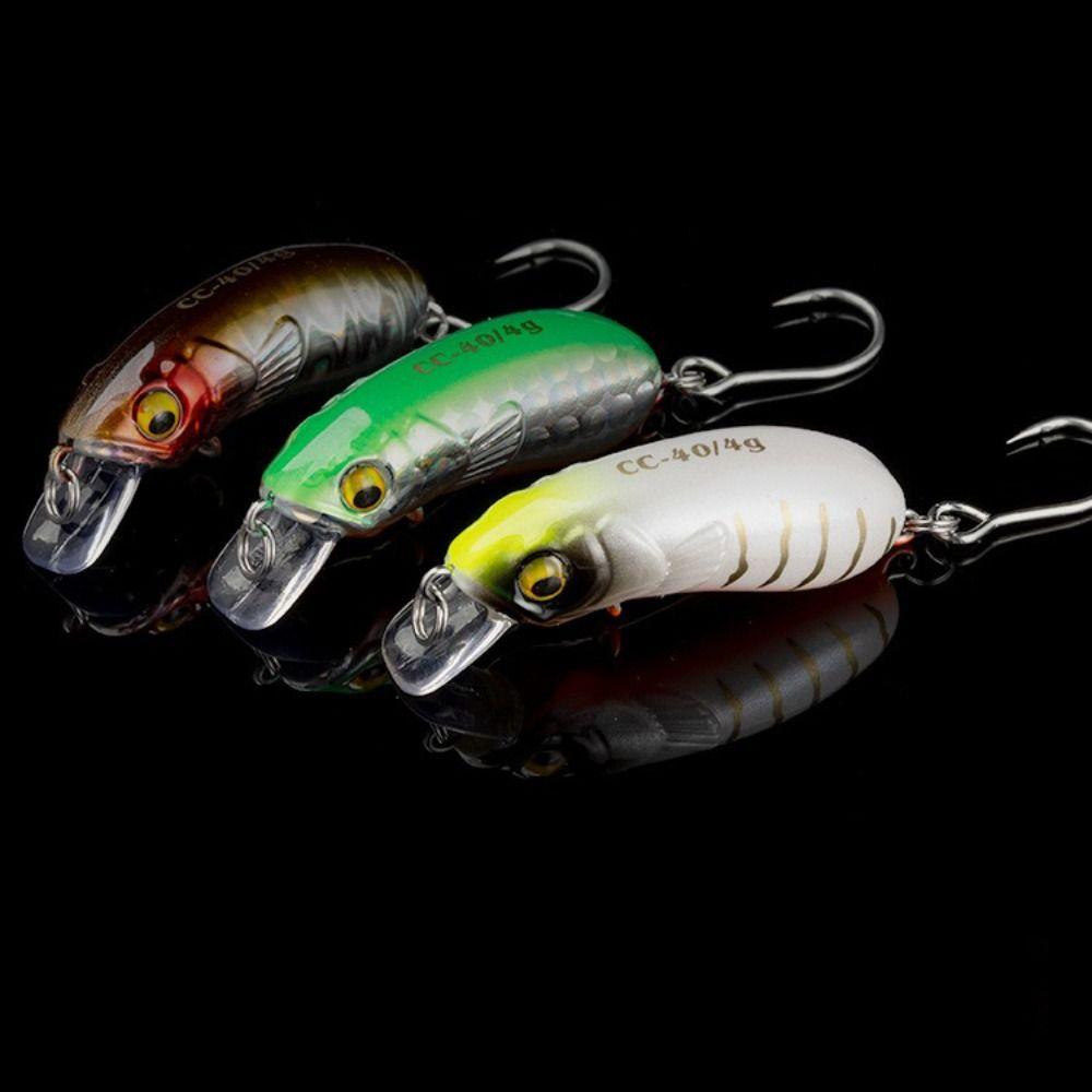 Fishing Accessories PVC Fishing Soft Lures 2 Times Strengthened 10 Colors Fishing Jig Lure 4.0cm 3g Minnow Lures