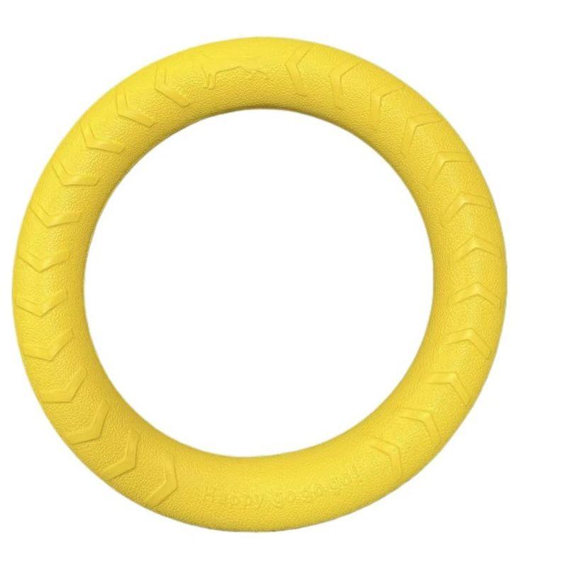 

Dog Toy Ball Bite-Resistant Elastic Training Ball Border Collie Golden Retriever Malinois Medium Large Dog Pull Ring Frisbee Pet Supplies Large pull ring