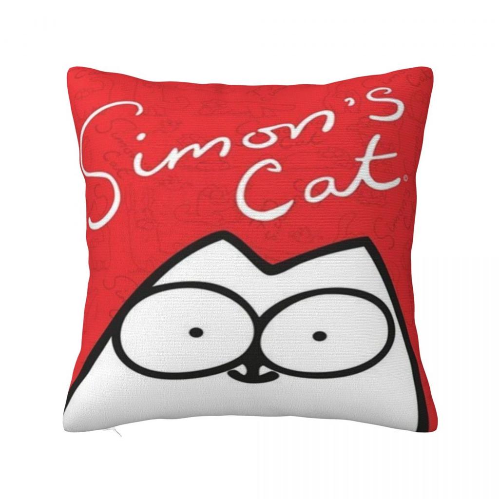 Home Decoration Simons Cartoon Cat Cats Pillowcases Stuff Pillow Covers Zippered Multi-Size