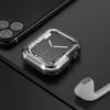 TPU+Transparent PC Cover For Apple Watch Ultra2 9 8 7 6 SE 5 4 3 Frame Bumper Shell Screen Protector Case for iWatch 40mm/41mm/42mm/ 44mm/45mm/ 49mm