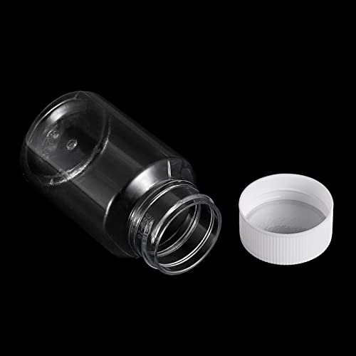 PATIKIL 30ml 1 Oz Wide Mouth Bottles (30 Count) Plastic Storage Bottles for Samples, Home, and Lab Use