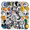 10/50Pcs Witch Moon Gothic Stickers Aesthetic Art Graffiti Stickers for DIY Luggage Laptop Skateboard Motorcycle Bicycle Stickers