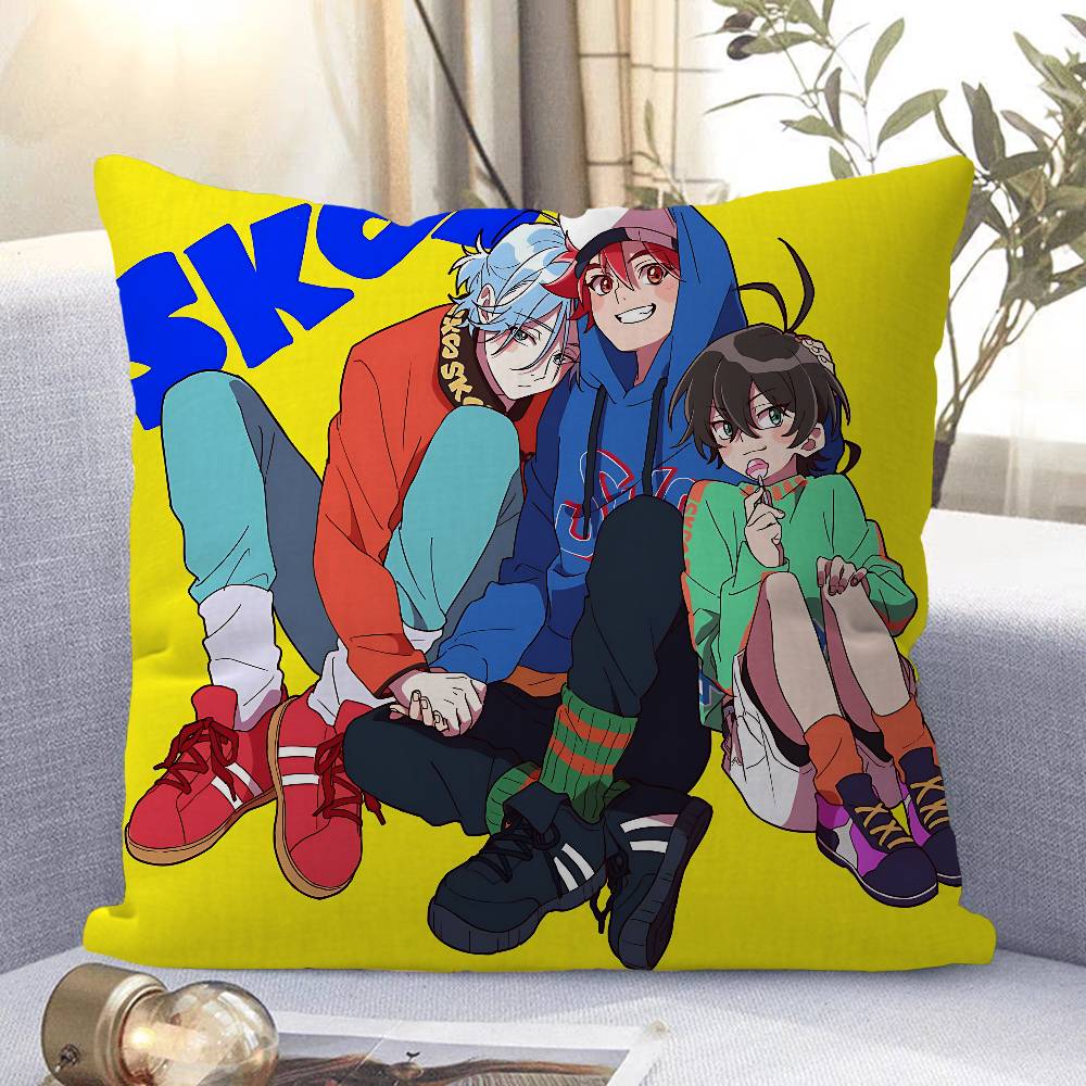 

S-SK8 The Infinitys Pillow Case Removable Washable Cushion Cover – All-Season Soft Linen 16x16Inch