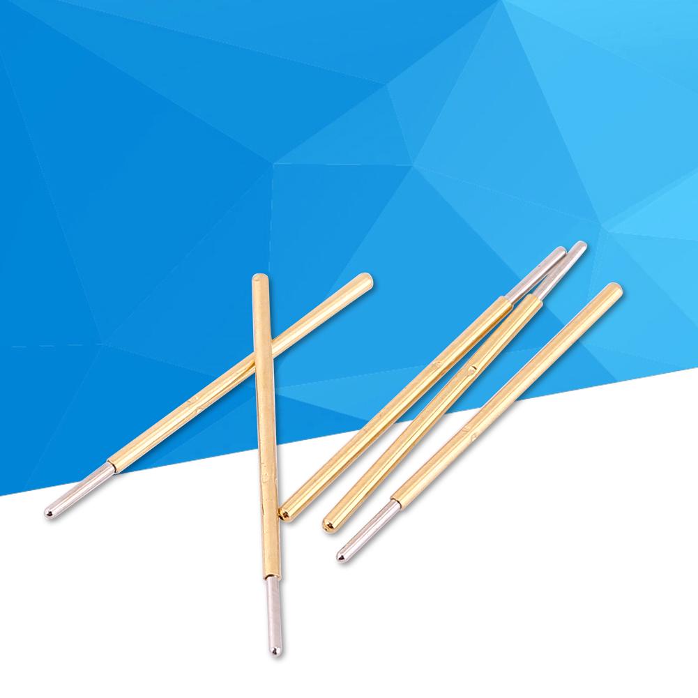 100pcs P50 J1 Dia 0.68mm Length 16mm Spring Test Probe Round Head Pin for PCB Testing