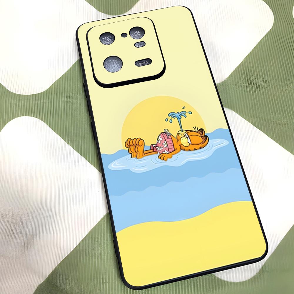 

Cute Cat G-GarfieldeS Phone Case For Xiaomi 15 14 13 12 11 T Lite Ultra Redmi Note 14 13 Pro ProPlus 12 10 C 5G Silicone Cover Xiaomi 13T-13T Pro