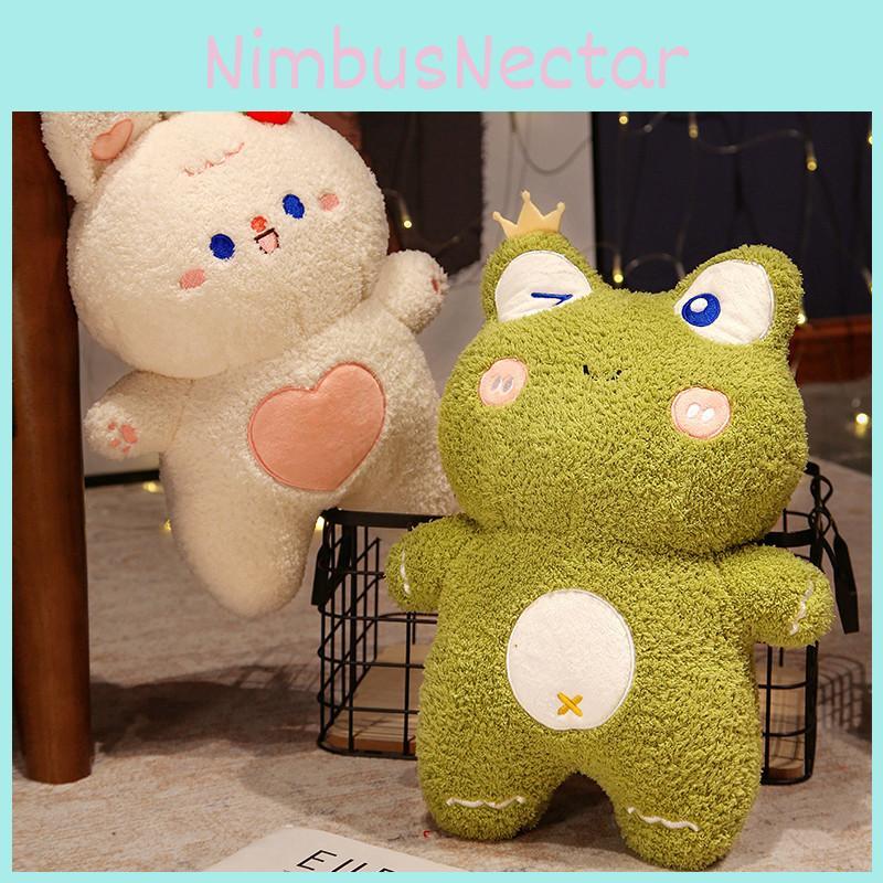 Animal Cartoon Frog Rabbit Plush Toy Cute Pig Panda Doll Children Festivals Gift